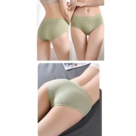 Quần lót nữ Cotton Xuất Nhật Trơn Màu, Kháng Khuẩn nâng mông, dày dặn, đường may đẹp, thẩm mỹ, chắc chắn. Không xù LA06