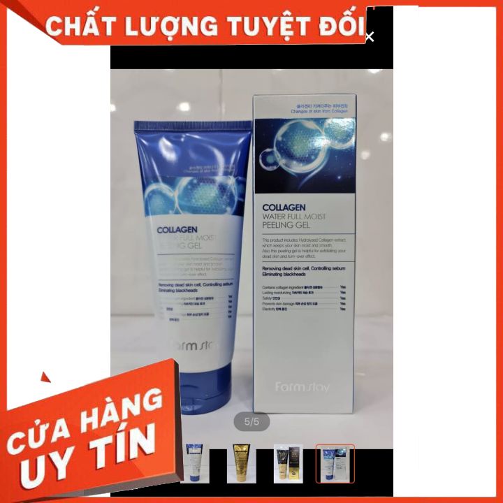 [hàng chính hãng] kem dưỡng trắng da tay tinh chất collagen &amp; chiết xuất từ bột ngọc trai Farmstay