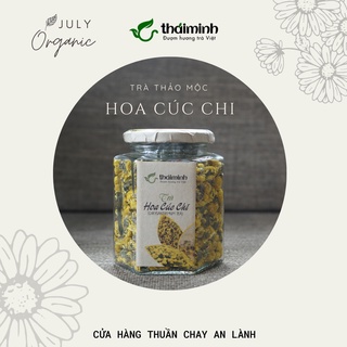 Trà hoa cúc chi sấy lạnh - trà thảo mộc sạch | July Organic