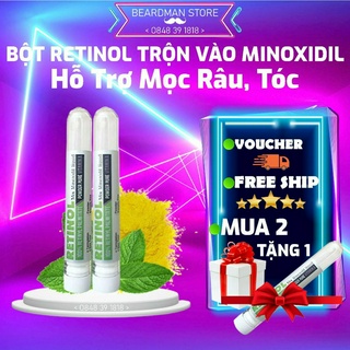 Retinol Mix Minoxidil Hổ Trợ Mọc Râu, Tóc