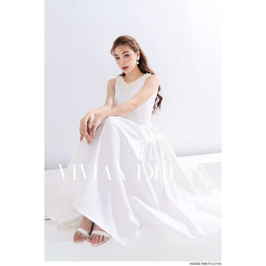 Váy đầm thiết kế kết hạt cao cấp [ Có video + Ảnh thật ] The Shilla -H32CEZ.74E9