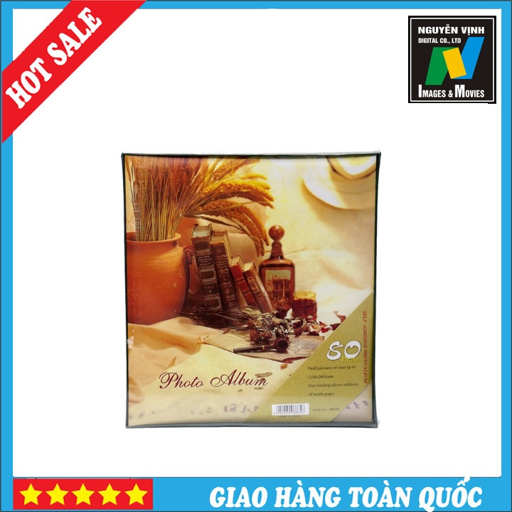 Album Cài Ảnh 13x18 Thẩm Mỹ Cao. Đựng Được Ảnh Cỡ 13x18 Đã Ép Plastic - Có Hộp Bìa Đẹp. Nguyễn Vịnh 