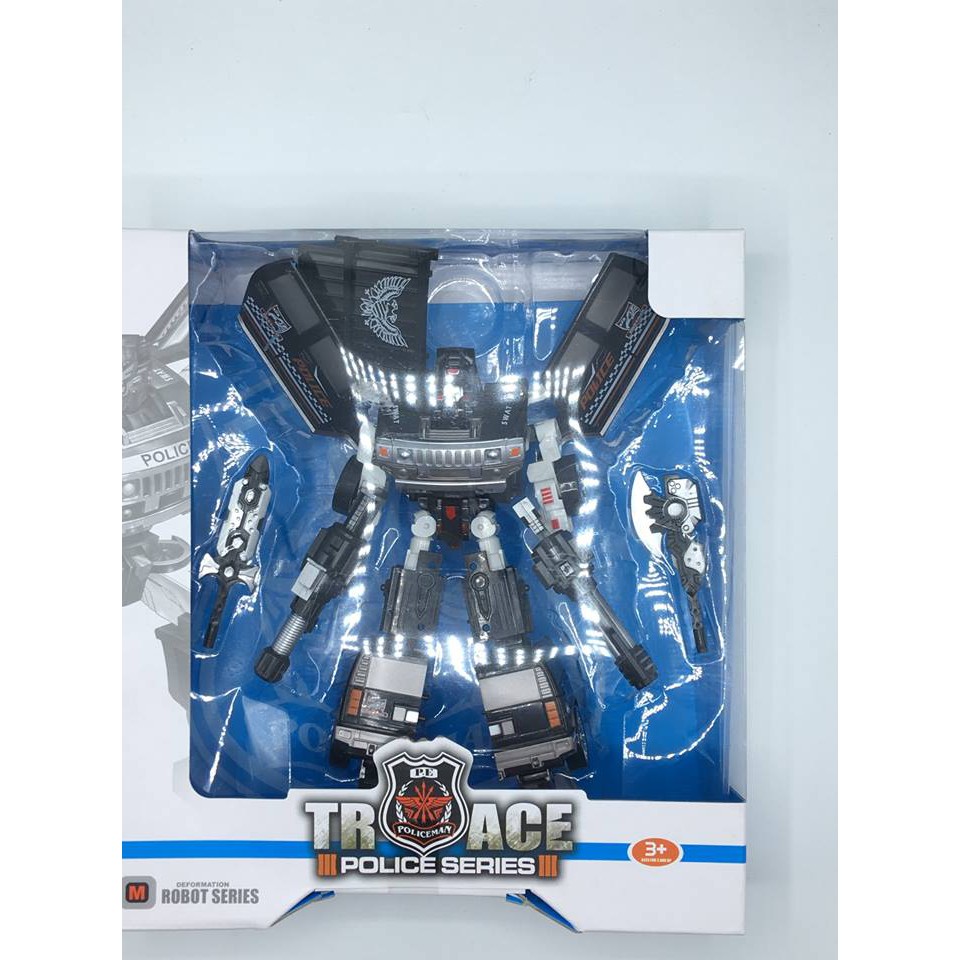 ĐỒ CHƠI RÔ BỐT LẮP RÁP TRANSFORMERS POLICEMAN