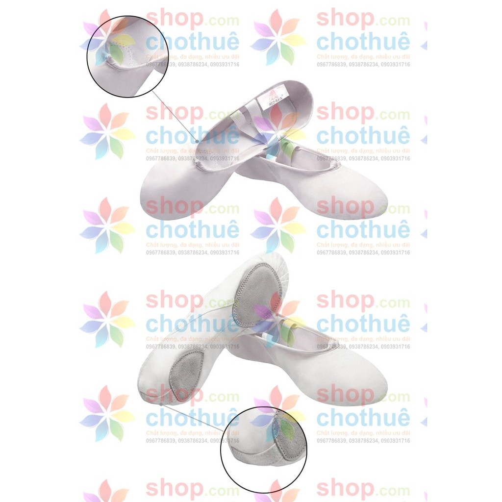 Giày Múa Đế Bệt Mũi Mềm - Màu Hồng phấn | BigBuy360 - bigbuy360.vn