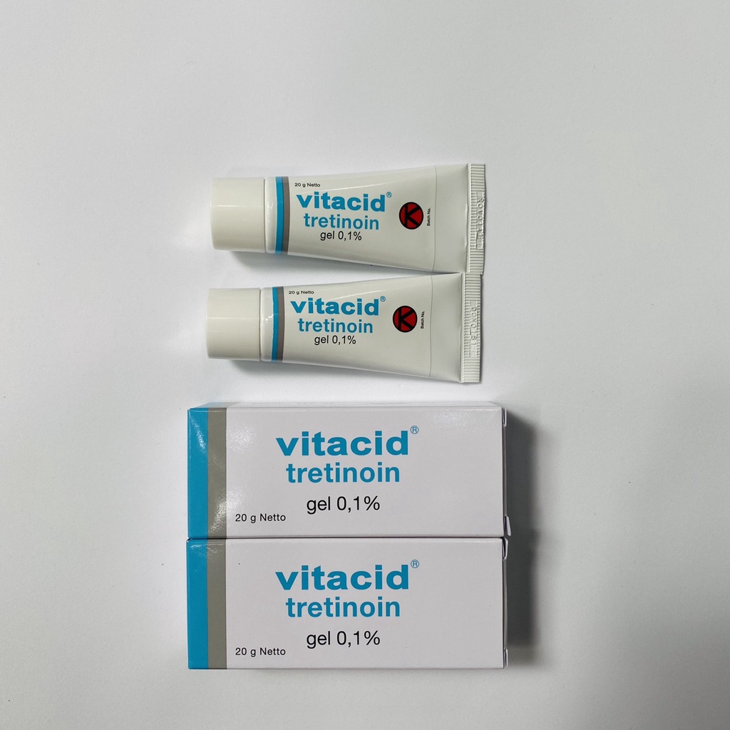 Tretinoin Vitacid Gel 0.1% - kem hỗ trợ giảm mụn, chống lão hóa