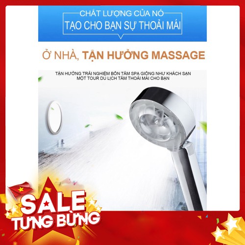 Vòi sen tắm tăng áp 2 mặt Nhật Bản - Phun sương massage cơ thể