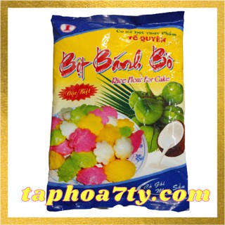 Bột Bánh Bò Tố Quyên 1 Kg Có Sẵn Gói Men - Pha Nước Sử Dụng Ngay, Hương Vị Thơm Ngon