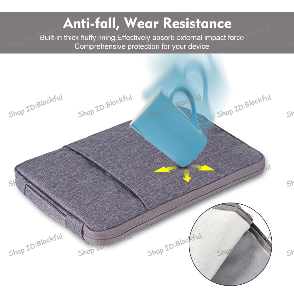 Túi đựng máy tính xách tay chống nước 11 12 16 13 15 inch Ốp lưng MacBook Air Pro 2018 2019 Mac Sách Máy tính Vải tay Bao Phụ kiện