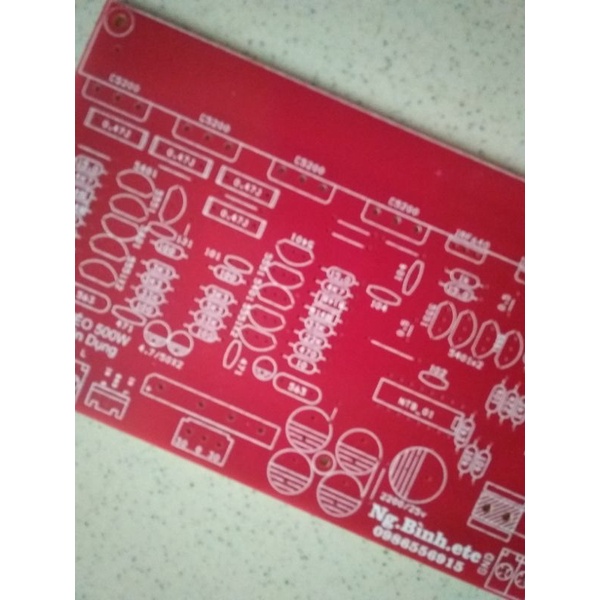 4 pcb boot 12v lên 45vdc đôi có kèm công suất 2kênh