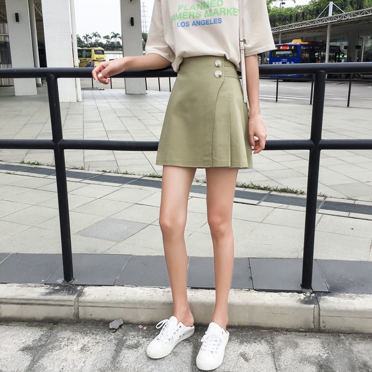Chân Váy Xiaozhainv Dáng Chữ A Lưng Cao Dành Cho Nữ | BigBuy360 - bigbuy360.vn