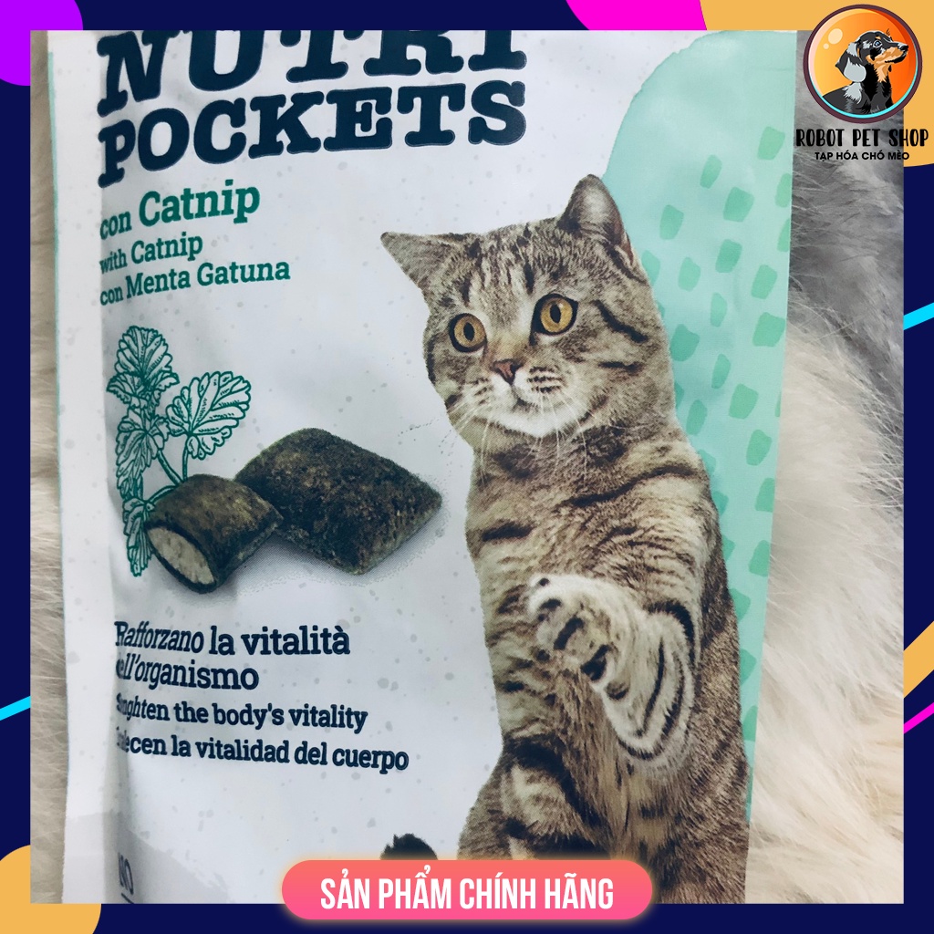 60g Bánh thưởng cho mèo - GimCat Nutri Pockets