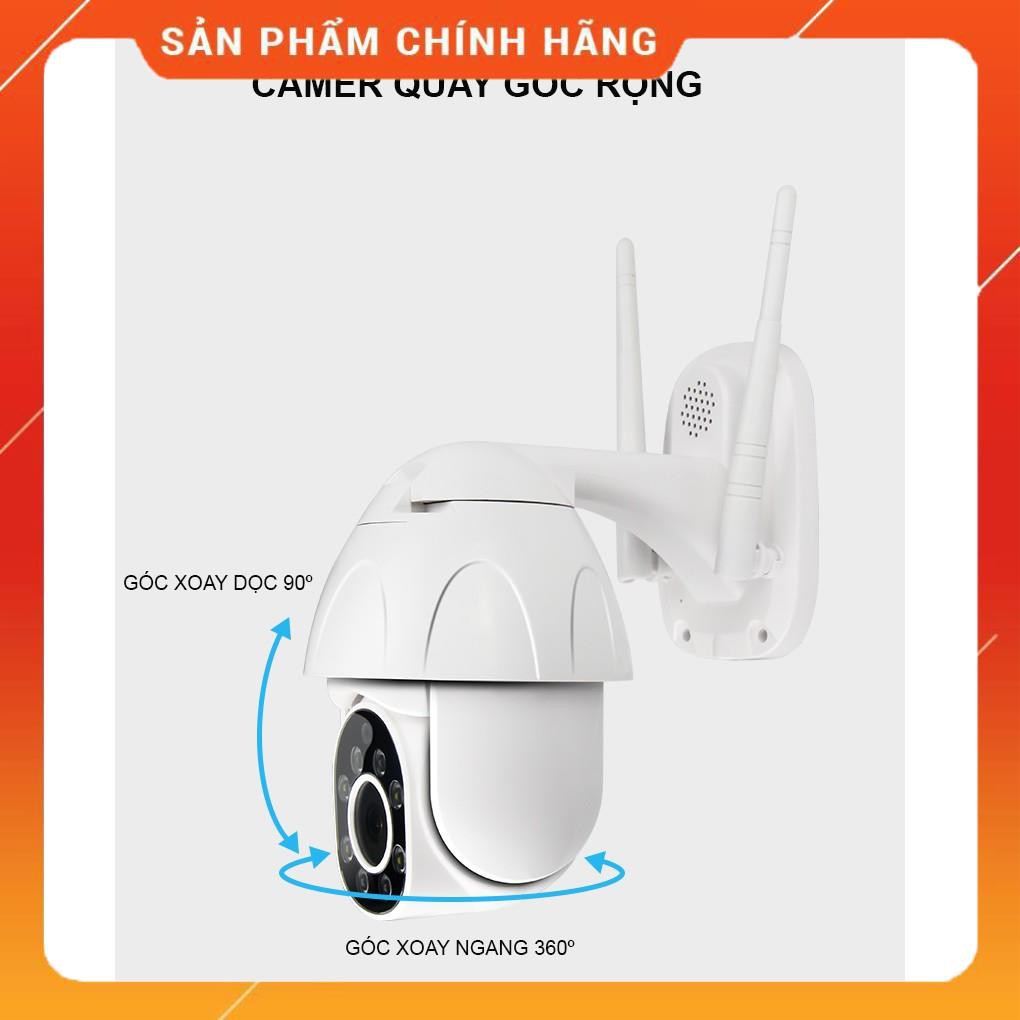 (giá khai trương) Camera IP Yoosee Ngoài Trời PTZ2 FullHD Tiếng Việt - Xoay 360 - Hồng Ngoại Quay Đêm