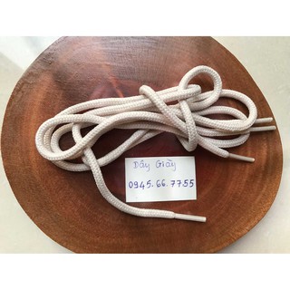 Dây giày màu trắng ngà 1.2m