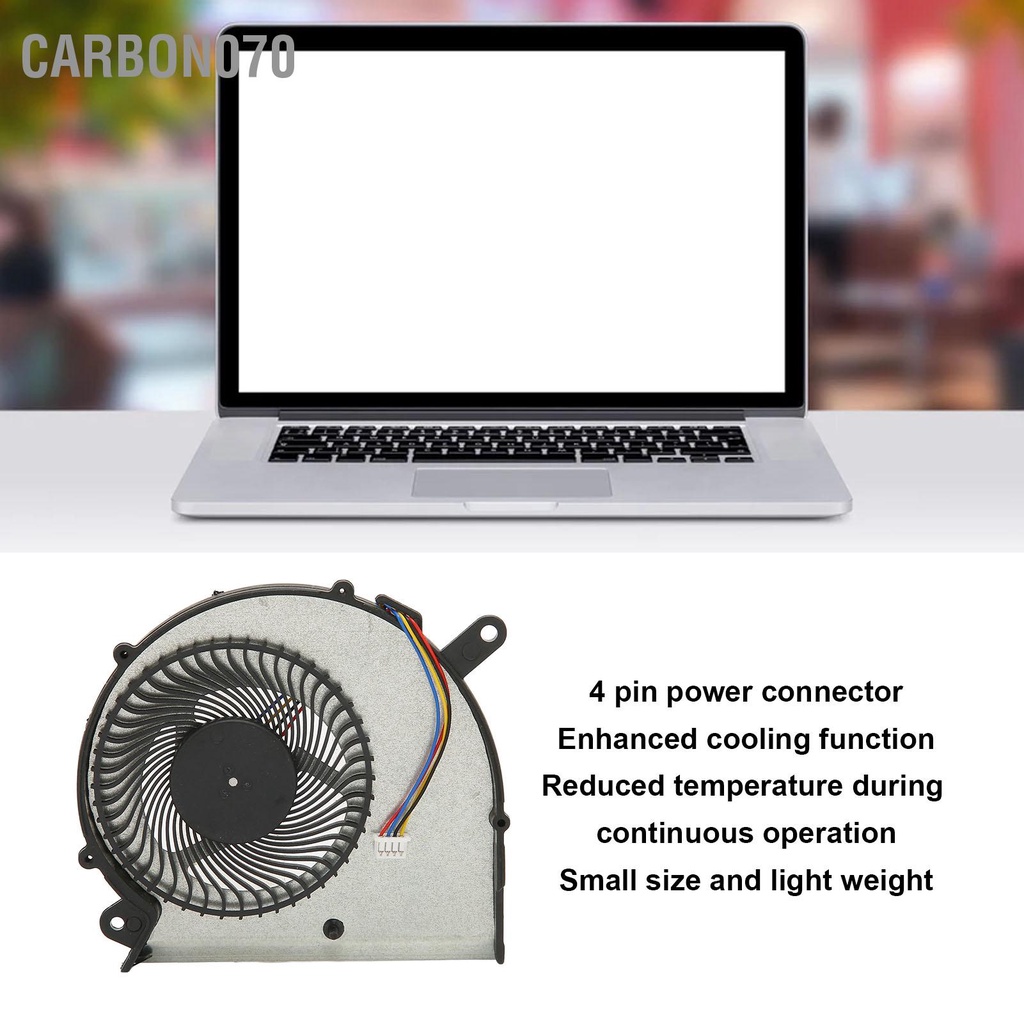 [Hàng Sẵn] Quạt Tản Nhiệt máy tính xách tay 4 pin cho GIGABYTE AERO 15 15X 14 RP64W RP65W【Carbon070】