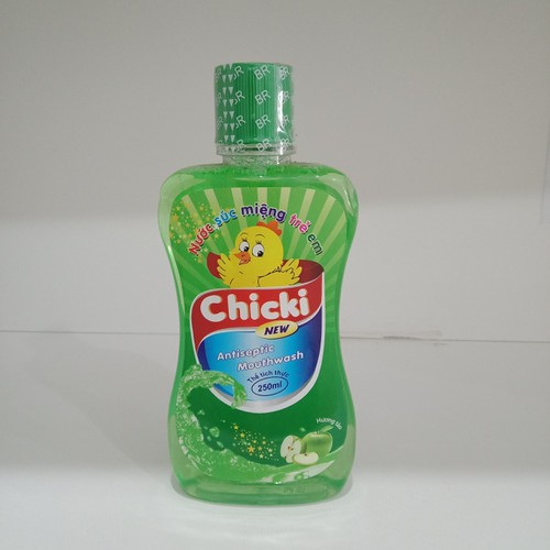 Nước súc miệng trẻ em chicki 250ml