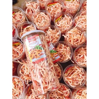 Khô mực hấp nước dừa - lon pet 300g