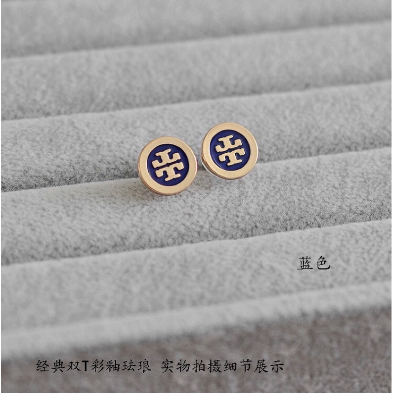 Bông Tai HìNh TròN HọA TiếT Chữ Đơn GiảN