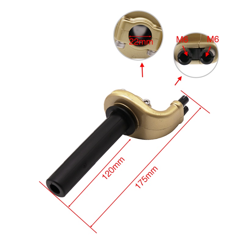 Motorcycle 22mm Handle Bar Tube Quick Turn Twist Throttle Grips Compatible With KTM 250-530 SX-F XC-F EXC-F CF-W EXC XC-W SX-R