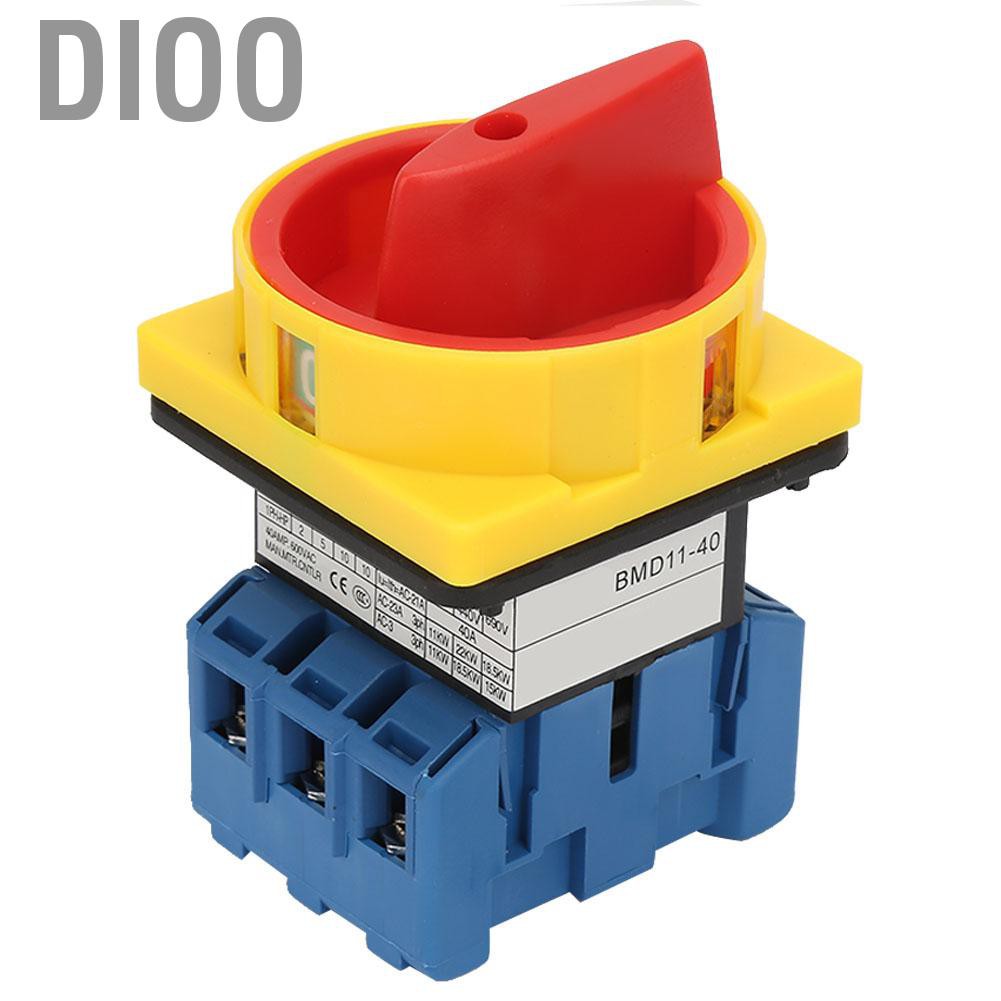 Công tắc ngắt mạch tải 40A/63A công tắc nguồn bật tắt cam xoay 3 cực 2 vị trí