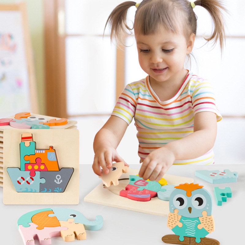 Tranh Gỗ Ghép Hình 3D Cho Bé_ Tranh ghép gỗ loại đắt_ ghép gỗ nổi 3d hàng loại 1