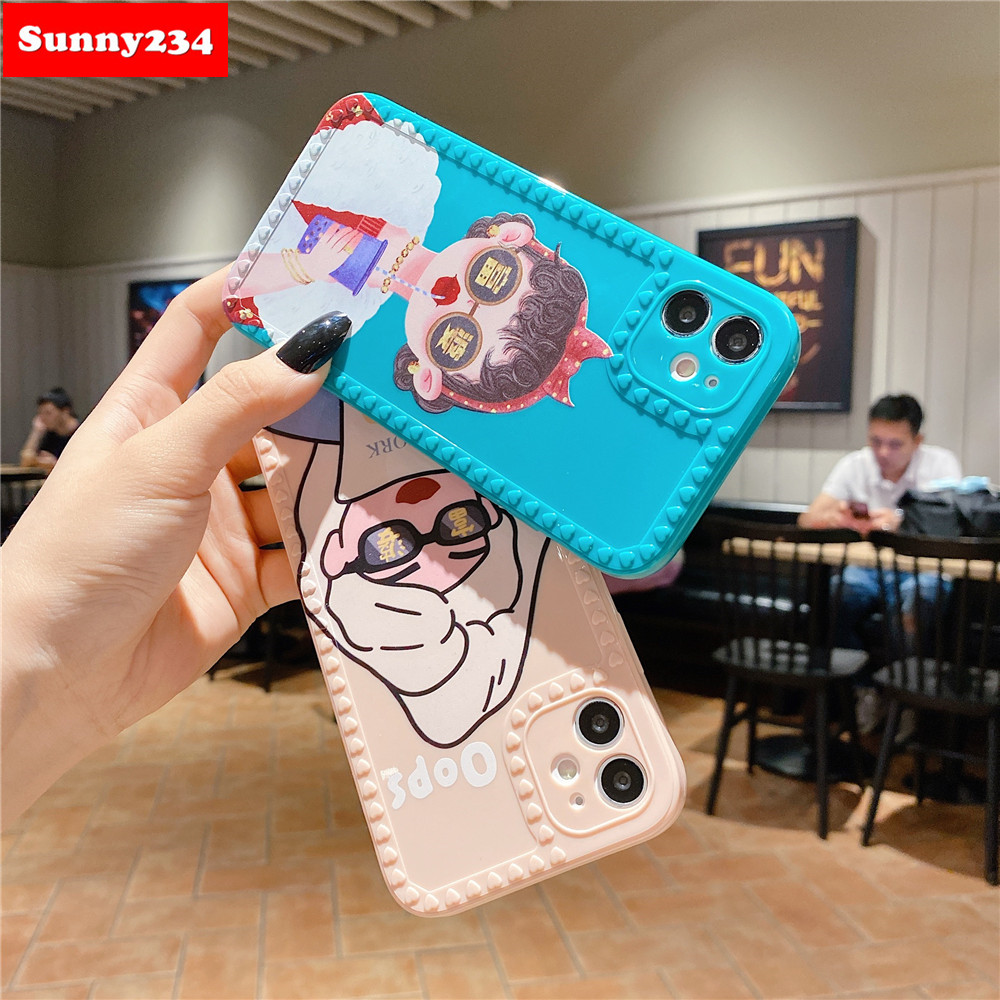 Ốp điện thoại in hình cô gái thời trang cho Iphone 12 Mini Pro Max Iphone 11 Pro Max Iphone 7 8 Plus X Xs Max Xr | BigBuy360 - bigbuy360.vn