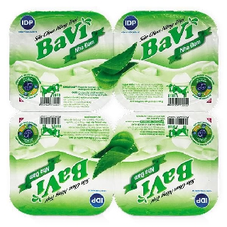 E - Lốc 4 Sữa Chua Ăn Ba Vì Nha Đam 95G