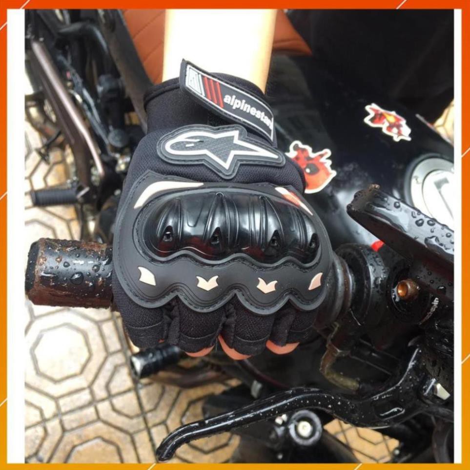găng tay Pubg cụt hở ngón có gù cứng bao tay alpinestar đa năng thể thao motor xe đạp xe máy pkl phượt địa hình