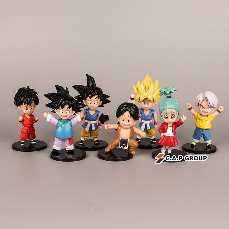 Mô hình nhân vật Dragon Ball GT 7 Viên Ngọc Rồng Songoku chibi