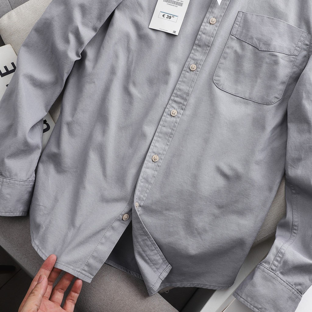 Áó sơ mi nam kaki Zara Hàng Việt nam xuất khẩu ASMKK1001 | BigBuy360 - bigbuy360.vn