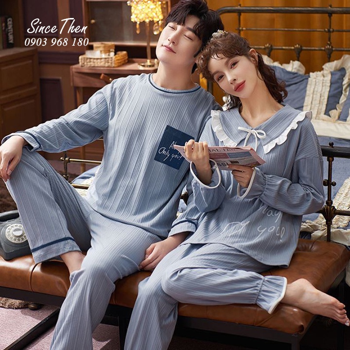 Đồ ngủ đôi dài tay nam nữ mùa đông, đồ ngủ đôi mặc nhà - Since Then