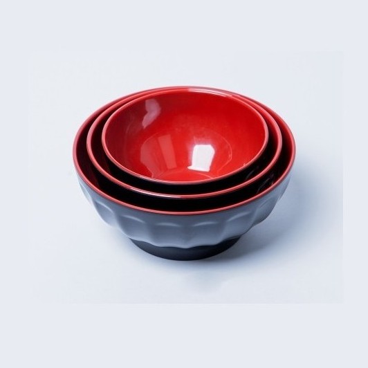 Tô sen nhỏ size 14cm nhựa melamine đỏ đen (TO SE16)