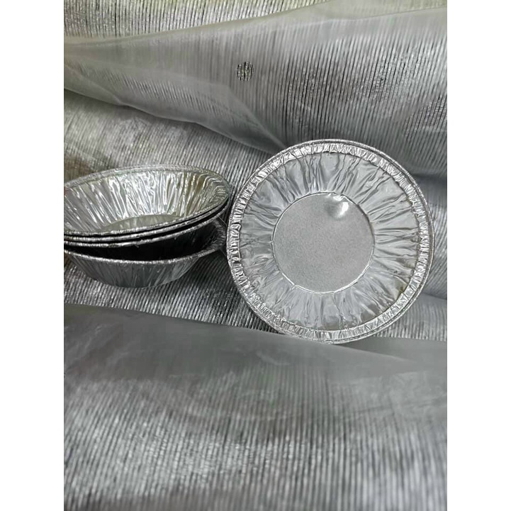 Set 50 khuôn giấy bạc nướng làm bánh, nấu ăn, khuôn bạc nướng hàu