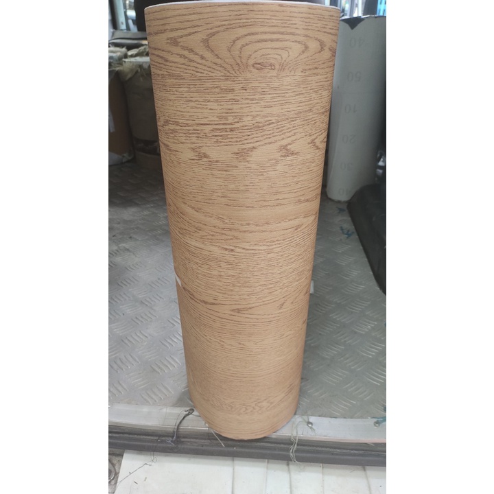 1 mét decal dán nền dán sàn VÁN VÀNG NHẠT HS2608