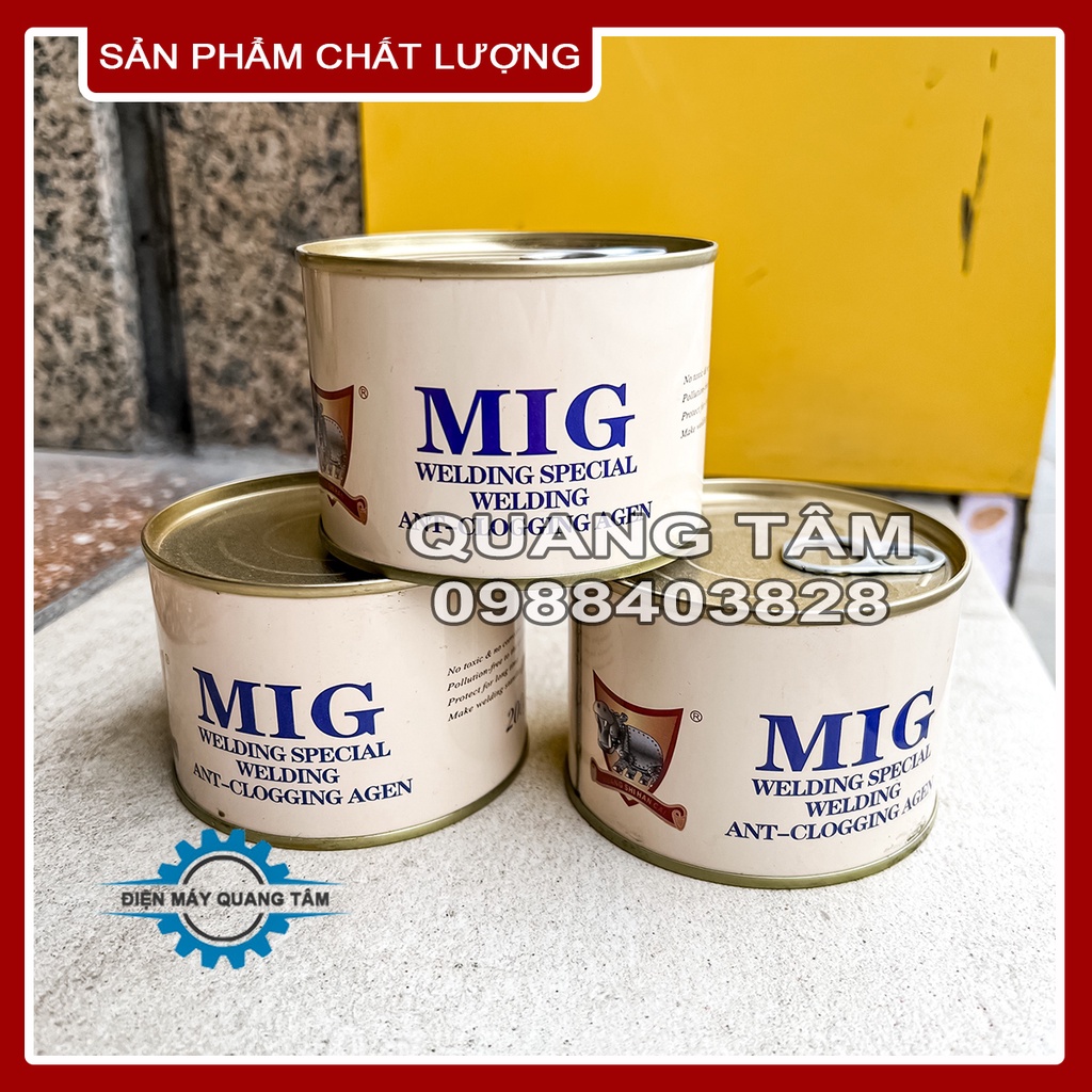 Mỡ Hàn MIG - Sáp Hàn MIG Hỗ Trợ Hàn MIG Hộp 200g