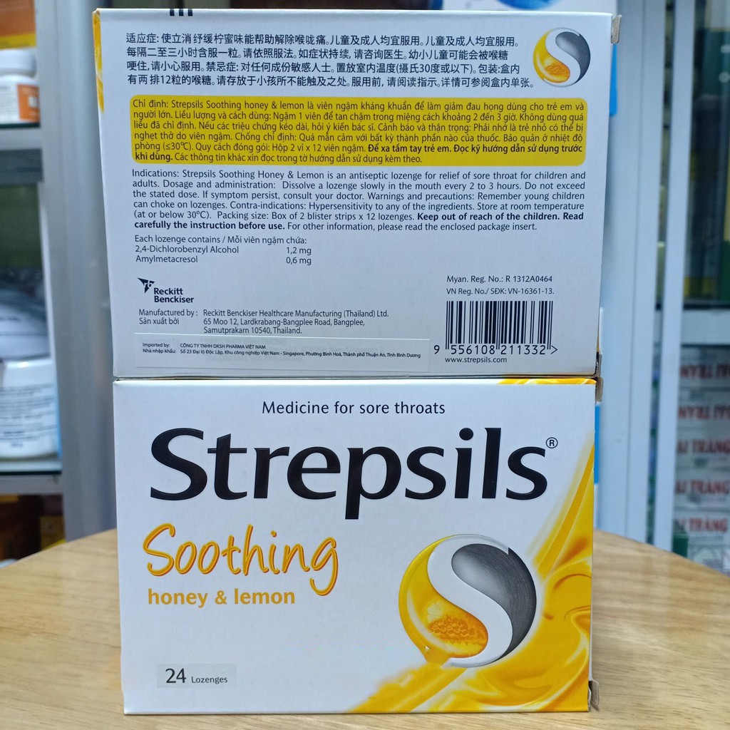 Viên Ngậm Ho Strepsils