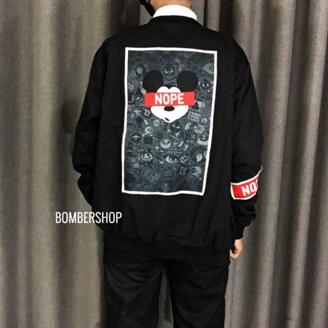 [Ảnh thật] Áo khoác Bomber NOPE.MK (Hàng Design) [Miustore]