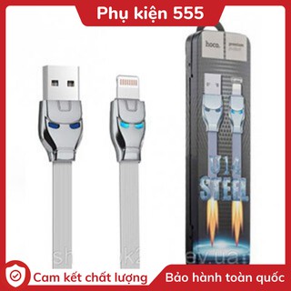 Cáp sạc nhanh batman hoco u30 lightning,micro,type c - cáp sạc có đen led khi sạc