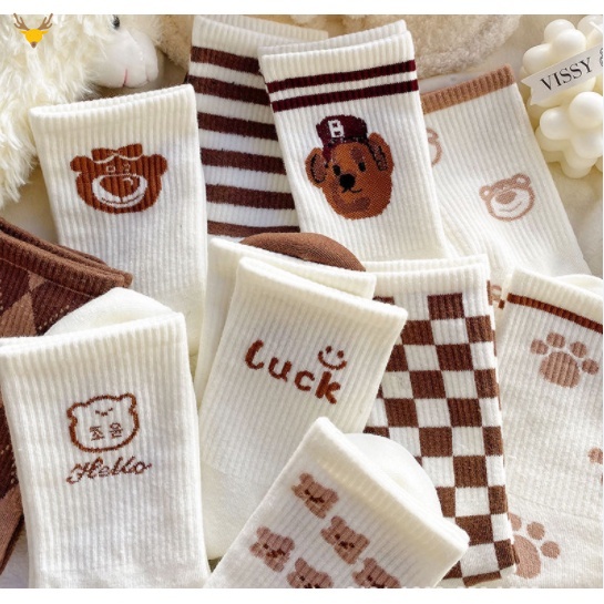 Vớ Cổ Cao Phong Cách retro Thời Trang Hàn Quốc