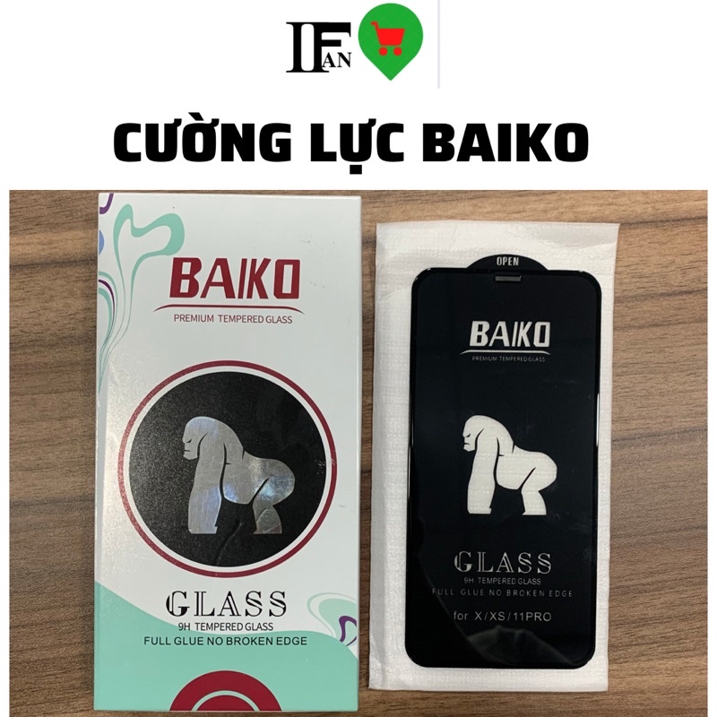 Cường Lực Iphone BAIKO KingKong Full Màn 6/7/8/X/11/12/13/14 Seri