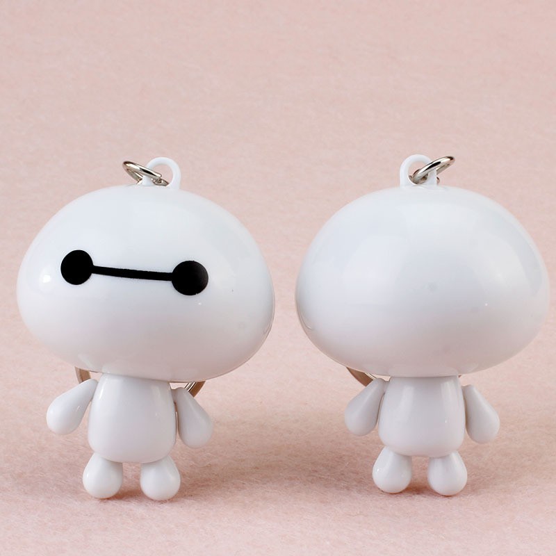 Búp Bê BayMax Có Thể Di Chuyển Kèm Móc Khóa Dễ Thương Trang Trí Túi Xách / Điện Thoại