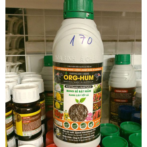 Phân Bón Lá ORG HUM - Bung Rễ, Bật Mầm chai 01 lít