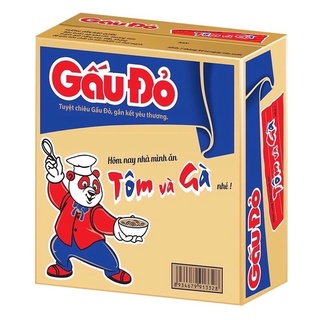 Thùng 30 gói mì gấu đỏ tôm và gà/ gà sợi phở