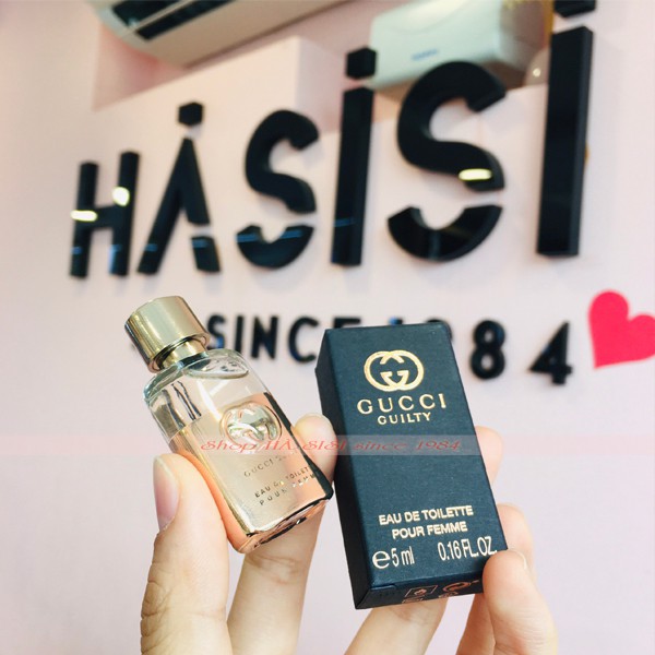 Nước Hoa Mini GUCCI - Guilty Pour Femme EDT 5ml (Đen) | Shopee Việt Nam