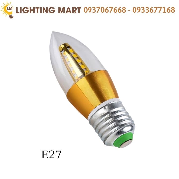 Đèn Led nến E27 E14 sử dụng trang trí, sử dụng cho đèn chùm, đèn thả, đèn tường trang trí