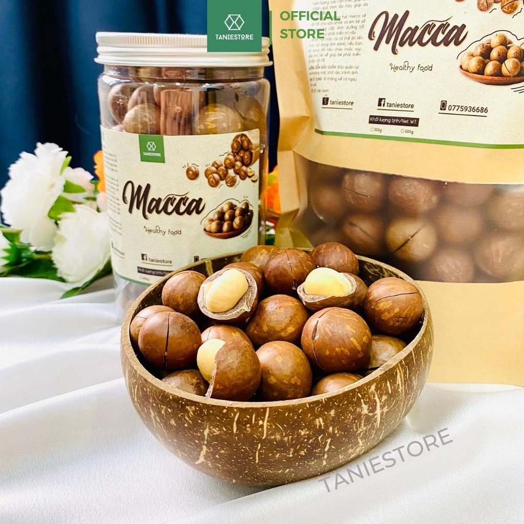 Hạt macca nứt vỏ Đăk Lăk organic giàu dinh dưỡng tốt cho tim mạch