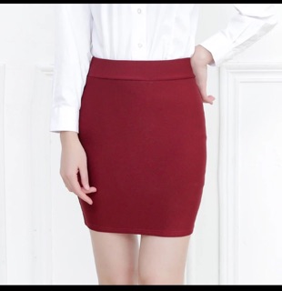Chân váy ngắn sẻ sau ôm dáng dài 45cm thời trang