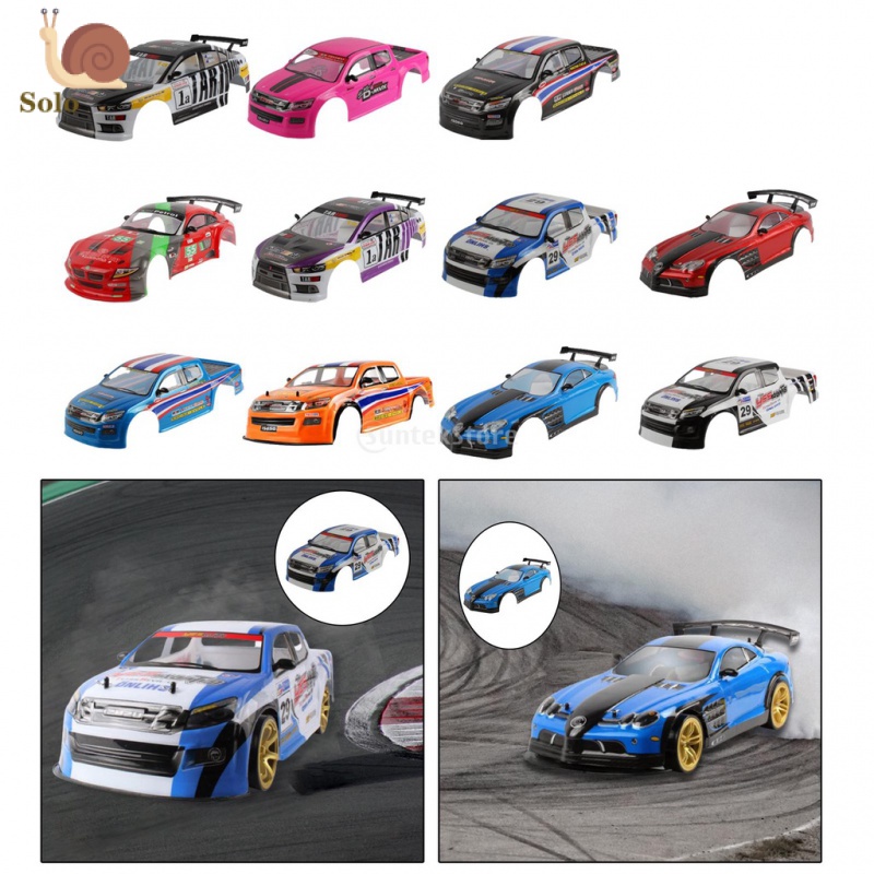 1/10 four-wheel drive high-speed RC racing car body shell parts