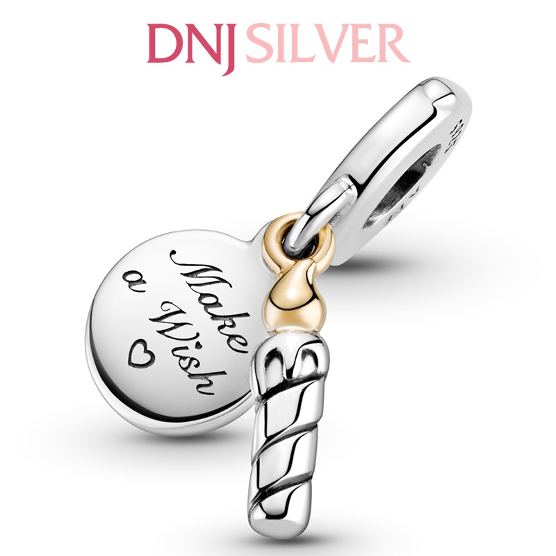 [Hàng cao cấp] Charm bạc 925 cao cấp, hàng chuẩn bạc - Charm Birthday Candle thích hợp để mix vòng tay charm - DN158