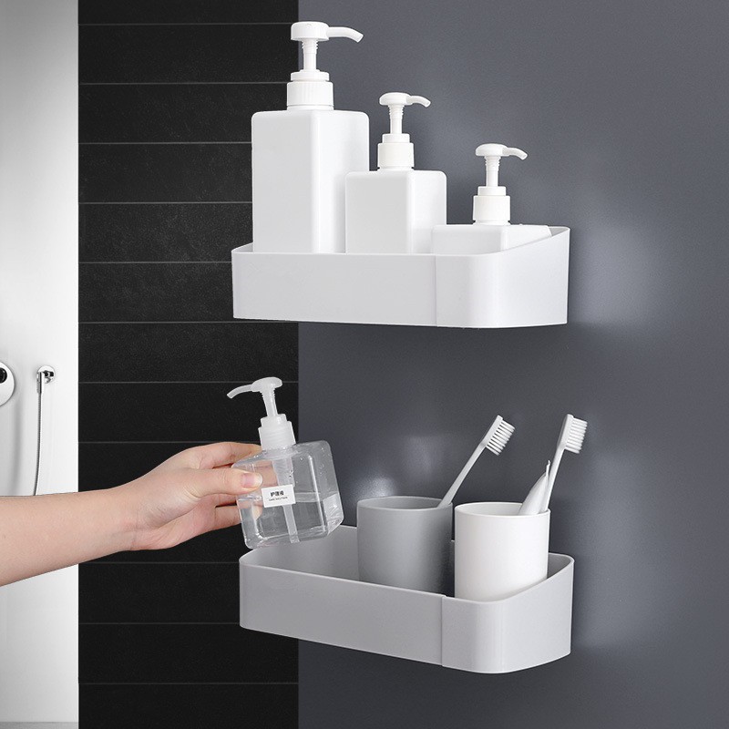 Giá nhựa dán tường nhà tắm đựng bàn chải kem đánh răng OUSUWO tiện lợi