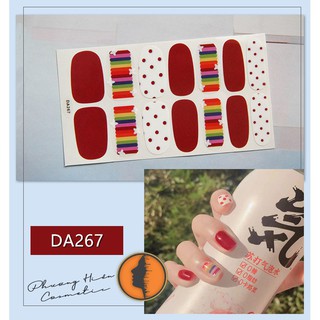 SIÊU RẺ ~ sticker dán móng tay đầy đủ